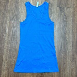 Under Armour- workout tank top, breathable - blue - small